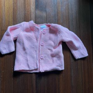 Hanna Anderson knit baby cardigan